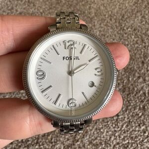 Fossil Watch - Heather Silver 42mm Stainless Steel Ladies